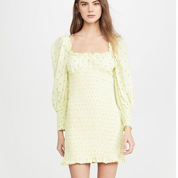 NWT Faithful The Brand Gombardy Mini Dress in Bisset Floral - Picture 2 of 16